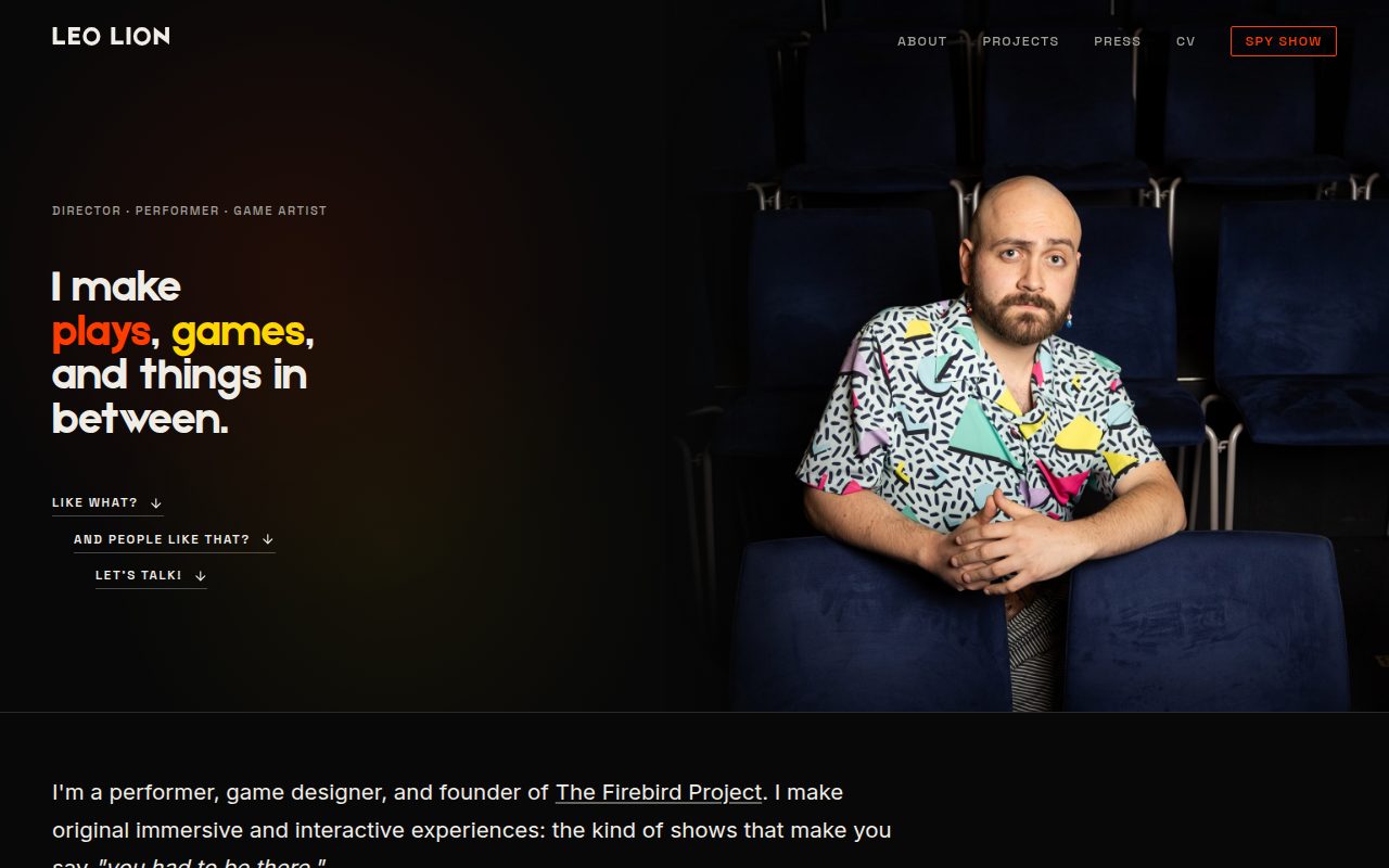 leolion.com homepage